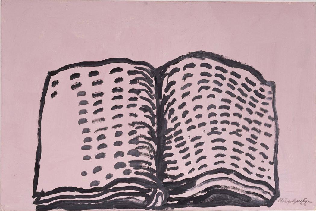 Wikioo.org - Bách khoa toàn thư về mỹ thuật - Vẽ tranh, Tác phẩm nghệ thuật Philip Guston - Untitled (Book)