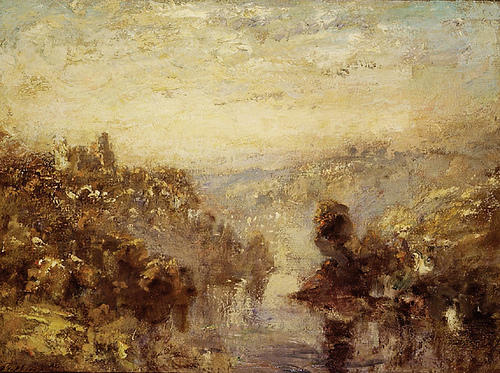 Wikioo.org - The Encyclopedia of Fine Arts - Painting, Artwork by Philip Wilson Steer - Richmond, Yorkshire