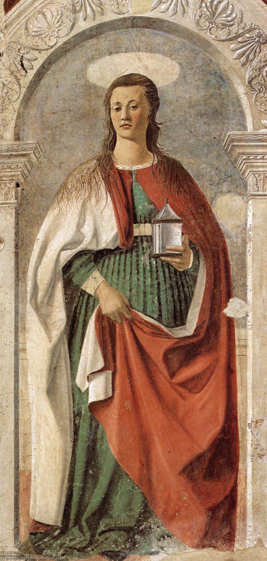 Wikioo.org – L'Enciclopedia delle Belle Arti - Pittura, Opere di Piero Della Francesca - Santo maria maddalena