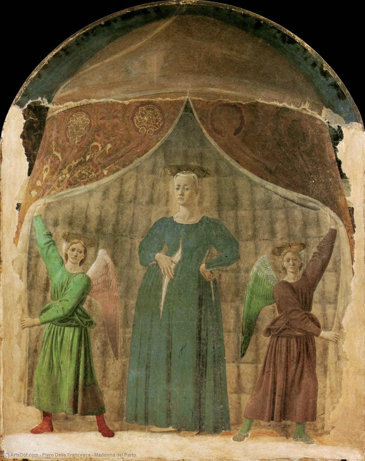 WikiOO.org - Encyclopedia of Fine Arts - Maleri, Artwork Piero Della Francesca - Madonna del Parto