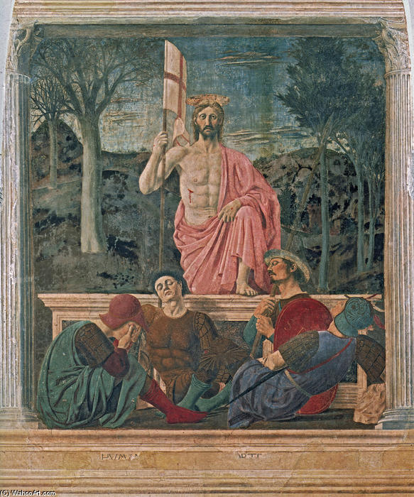 WikiOO.org – 美術百科全書 - 繪畫，作品 Piero Della Francesca - 复活