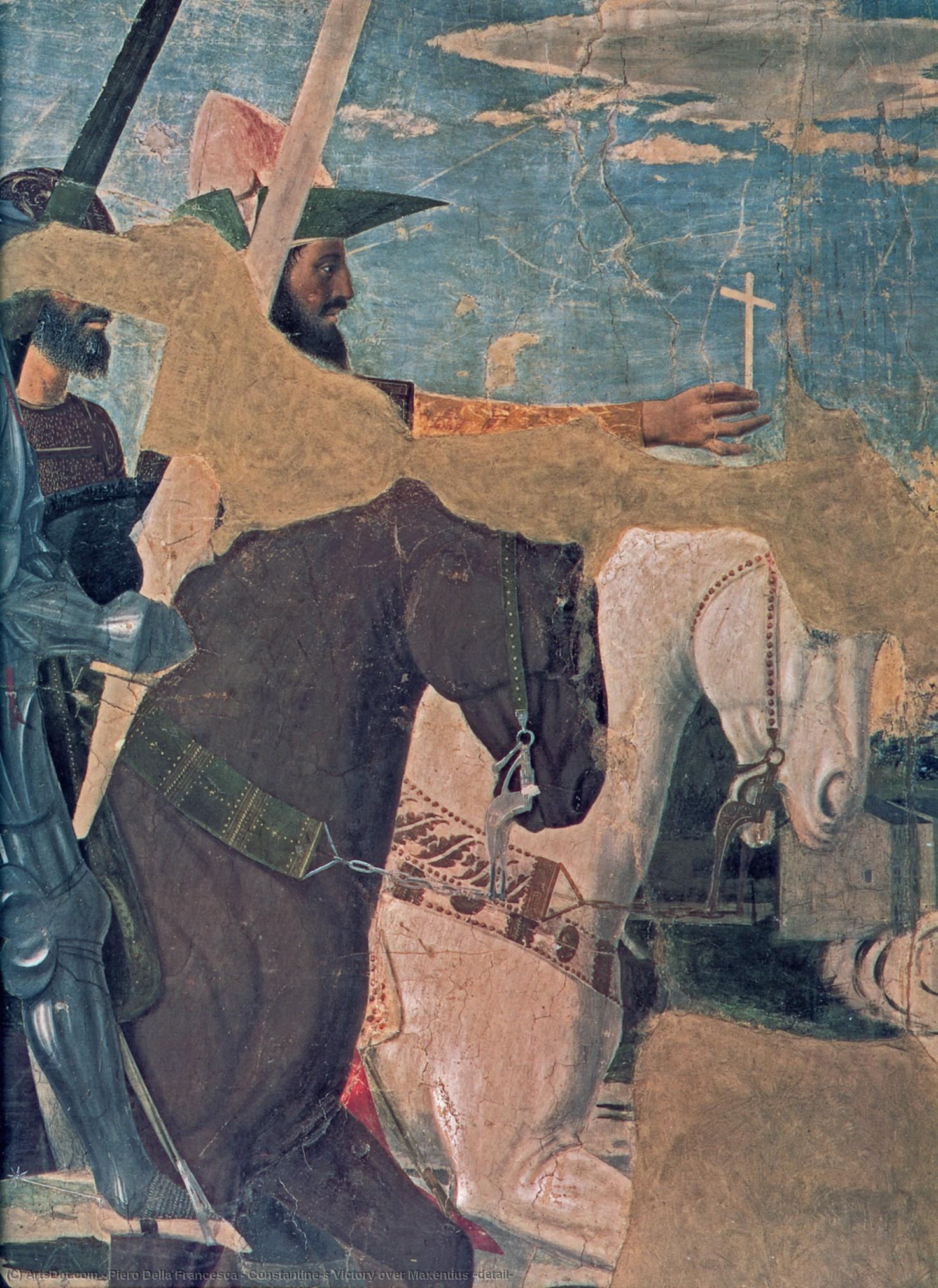WikiOO.org – 美術百科全書 - 繪畫，作品 Piero Della Francesca - 康斯坦丁战胜马克森提 详细