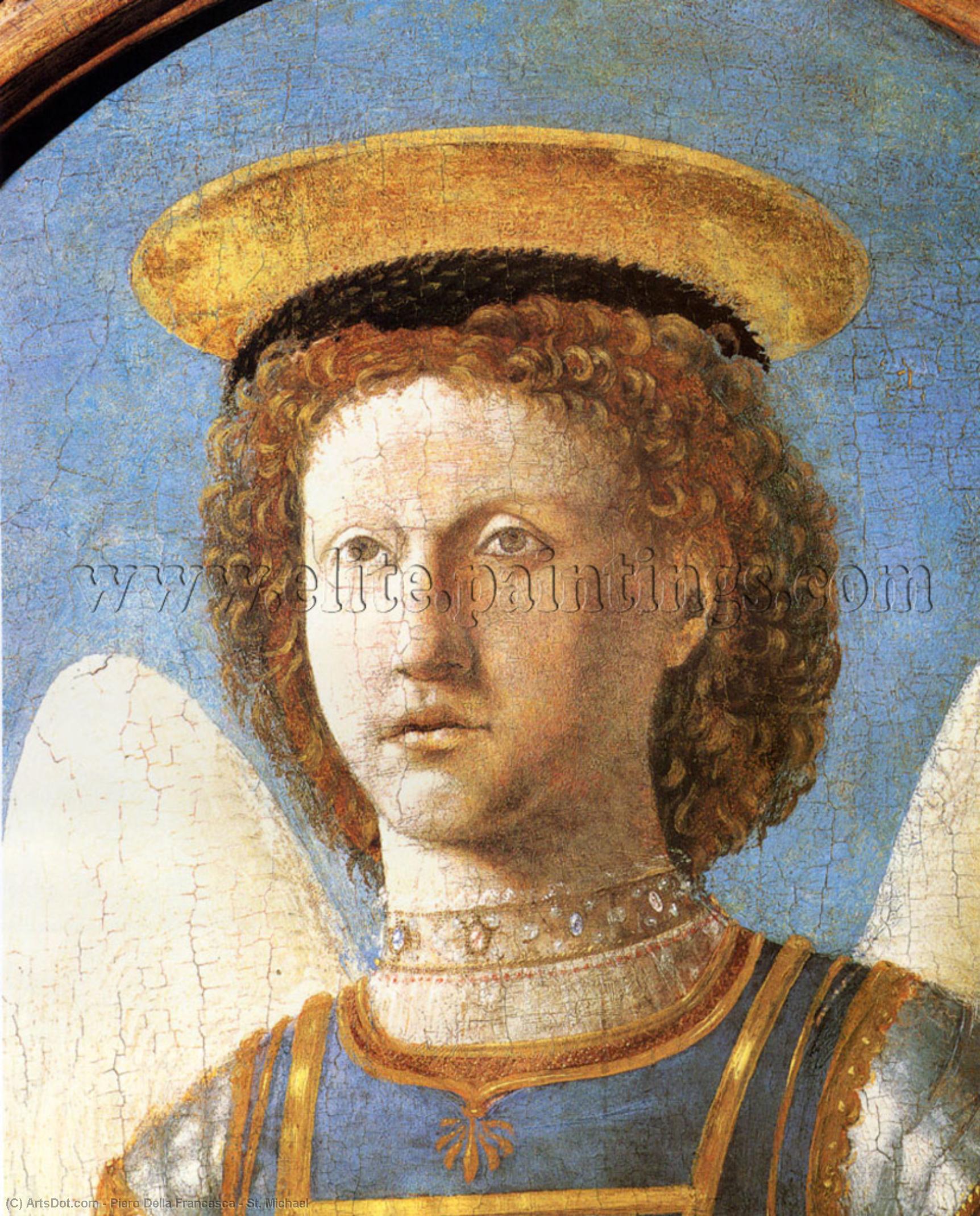 WikiOO.org - Enciklopedija likovnih umjetnosti - Slikarstvo, umjetnička djela Piero Della Francesca - St. Michael