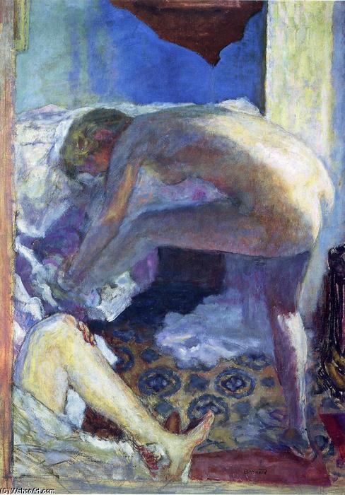 Wikioo.org - The Encyclopedia of Fine Arts - Painting, Artwork by Pierre Bonnard - The big blue naked