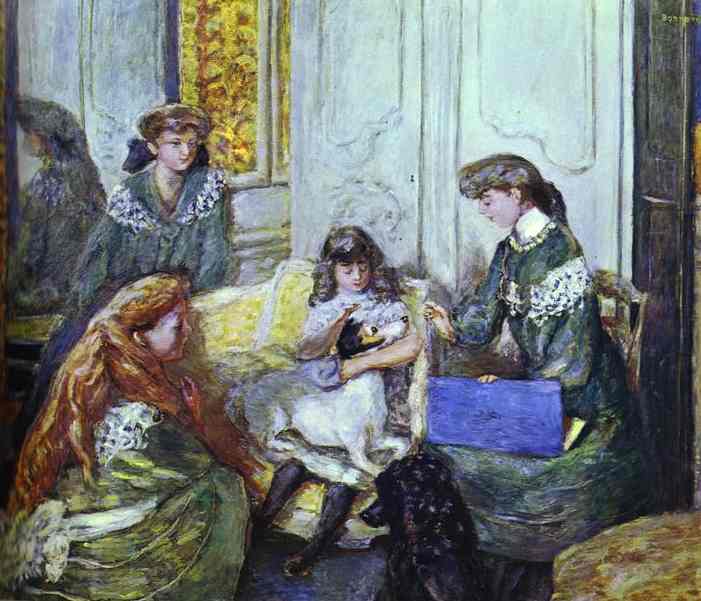 Wikioo.org - The Encyclopedia of Fine Arts - Painting, Artwork by Pierre Bonnard - Natanson Girls