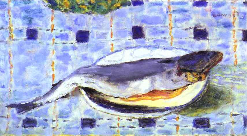 WikiOO.org - Εγκυκλοπαίδεια Καλών Τεχνών - Ζωγραφική, έργα τέχνης Pierre Bonnard - Fish in a Dish