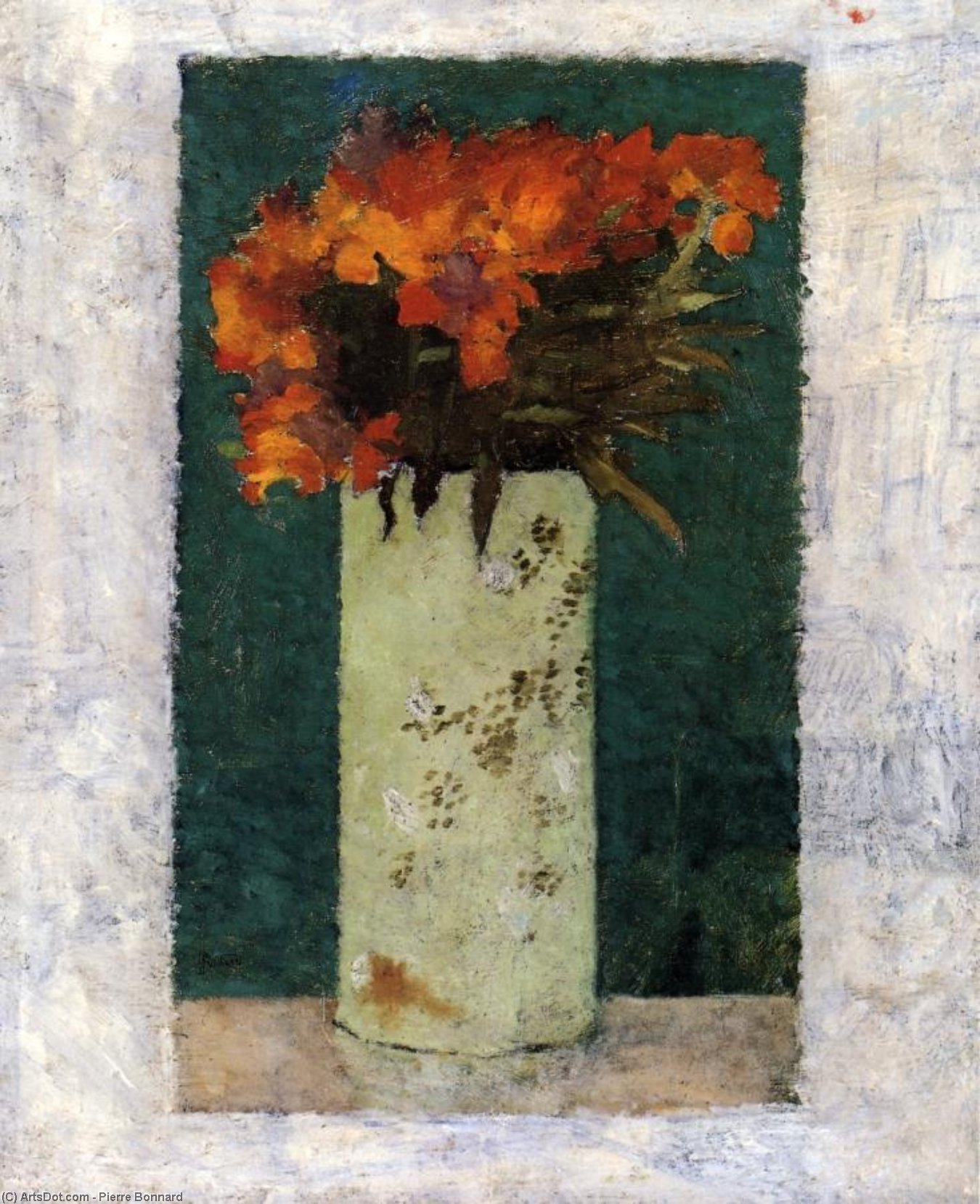 WikiOO.org - Güzel Sanatlar Ansiklopedisi - Resim, Resimler Pierre Bonnard - Pot of Flowers
