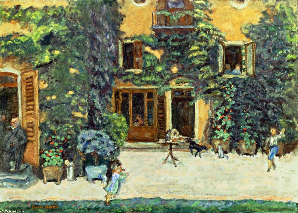 Wikioo.org - The Encyclopedia of Fine Arts - Painting, Artwork by Pierre Bonnard - Playing Catch (also known as Children in a Garden)