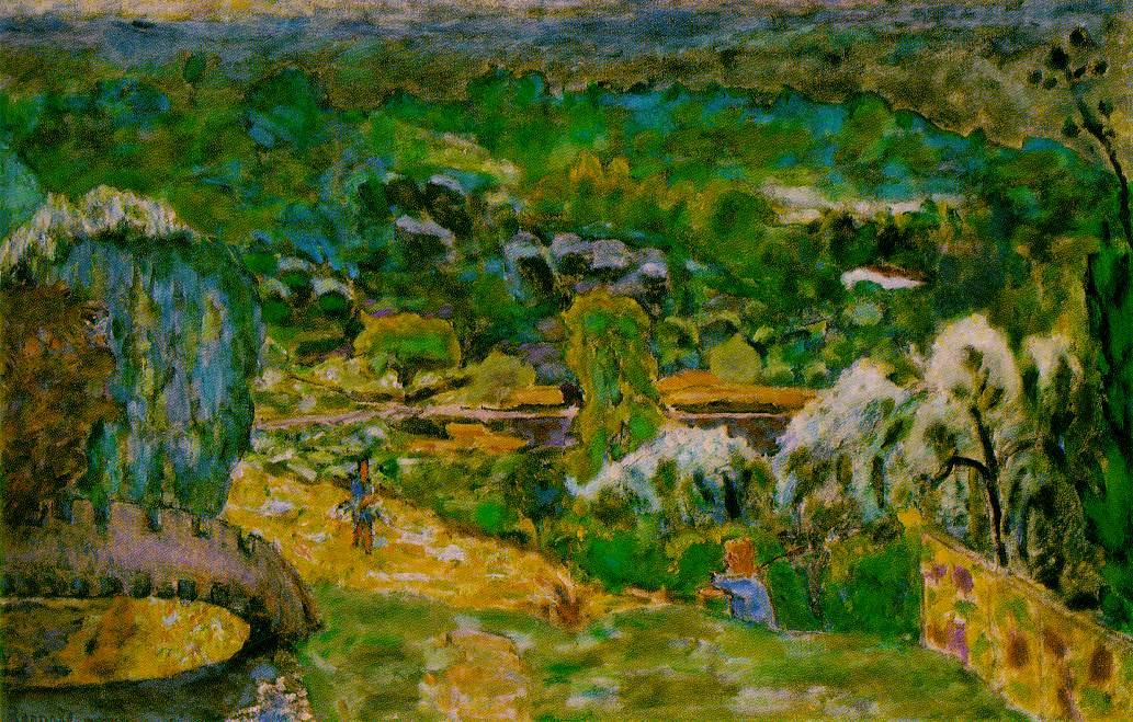Wikioo.org - The Encyclopedia of Fine Arts - Painting, Artwork by Pierre Bonnard - A spring landscape