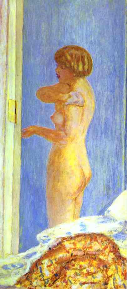WikiOO.org - Encyclopedia of Fine Arts - Målning, konstverk Pierre Bonnard - Nude with Covered Legs
