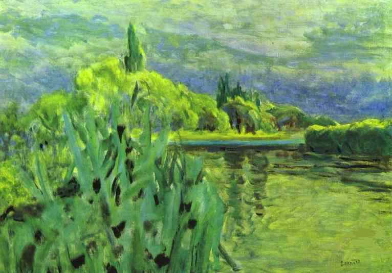 WikiOO.org - Εγκυκλοπαίδεια Καλών Τεχνών - Ζωγραφική, έργα τέχνης Pierre Bonnard - The Seine