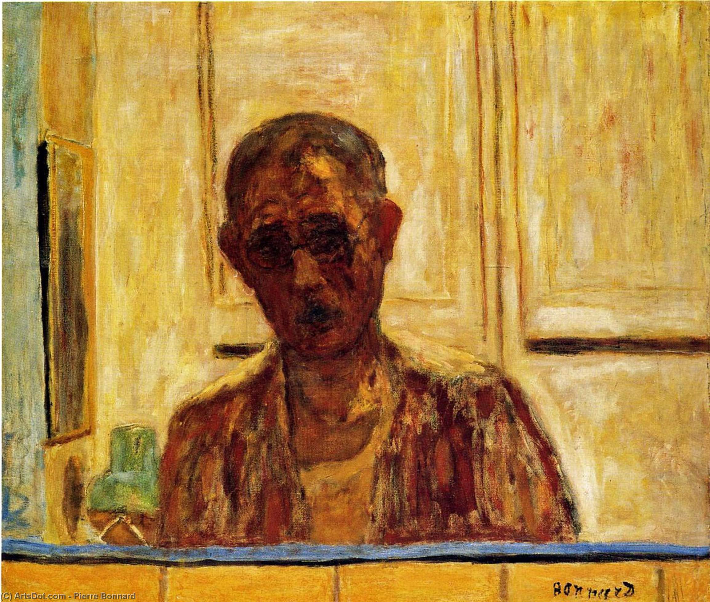 Wikoo.org - موسوعة الفنون الجميلة - اللوحة، العمل الفني Pierre Bonnard - Self Portrait