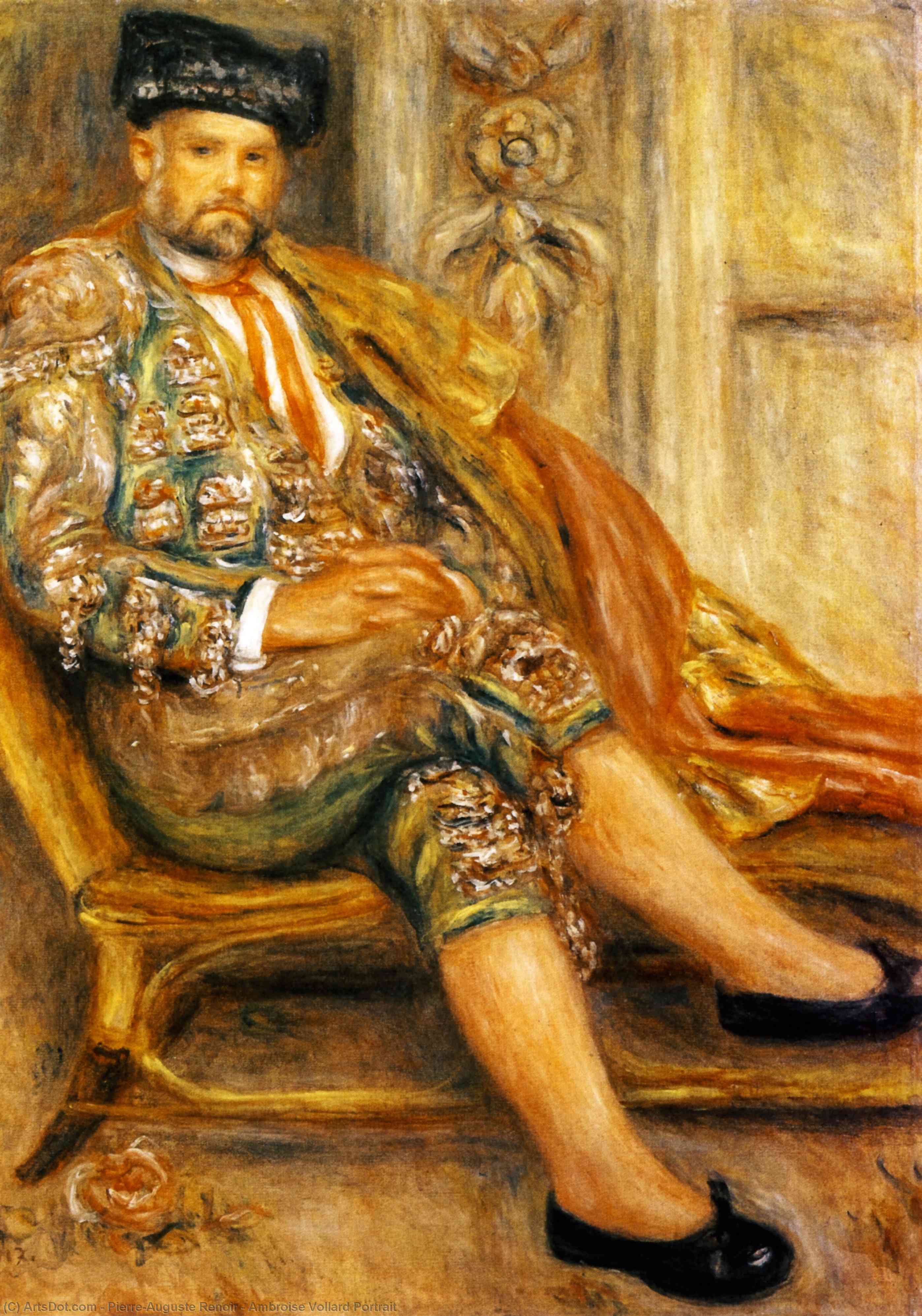 Wikioo.org - The Encyclopedia of Fine Arts - Painting, Artwork by Pierre-Auguste Renoir - Ambroise Vollard Portrait