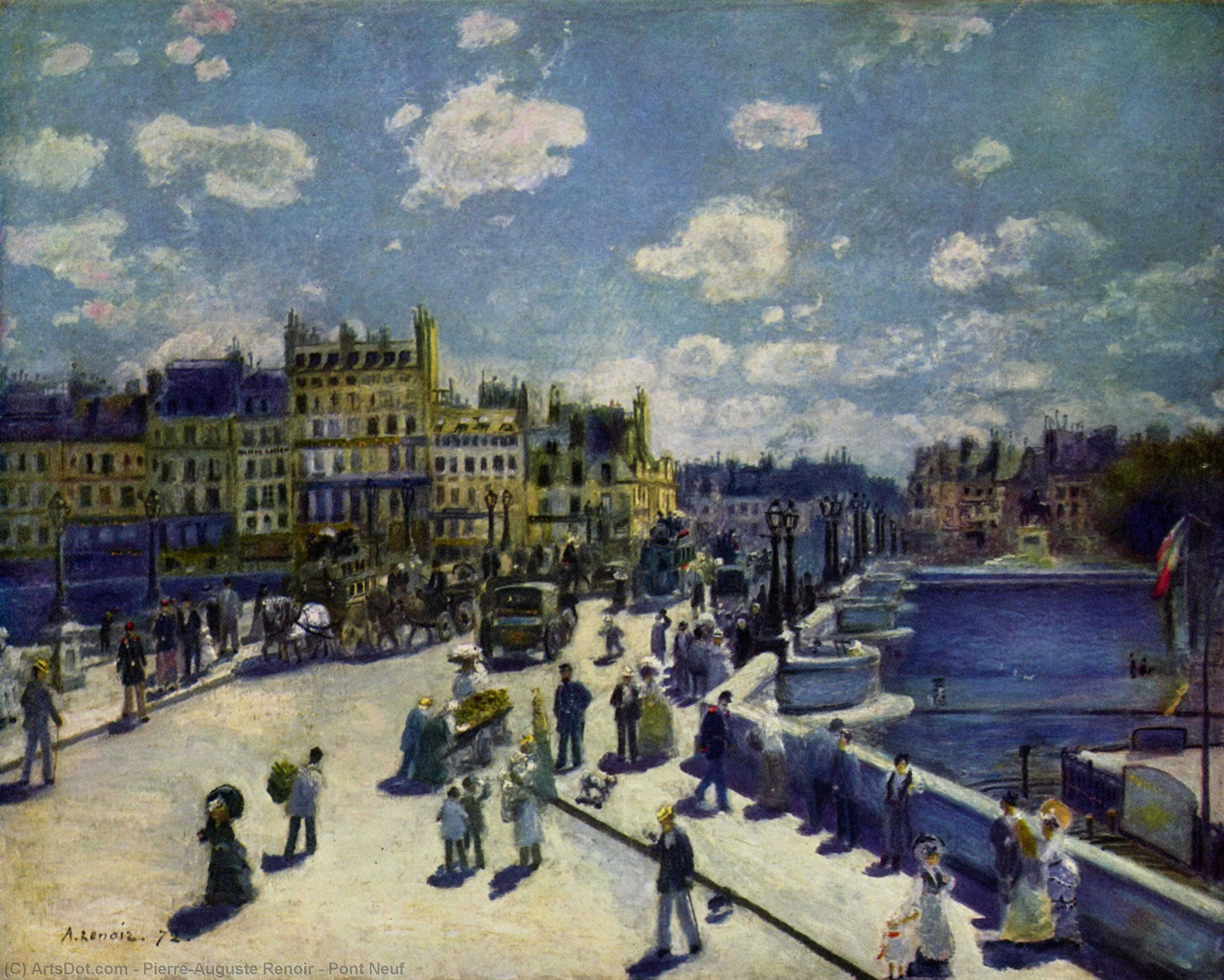 Wikioo.org - Bách khoa toàn thư về mỹ thuật - Vẽ tranh, Tác phẩm nghệ thuật Pierre-Auguste Renoir - Pont Neuf
