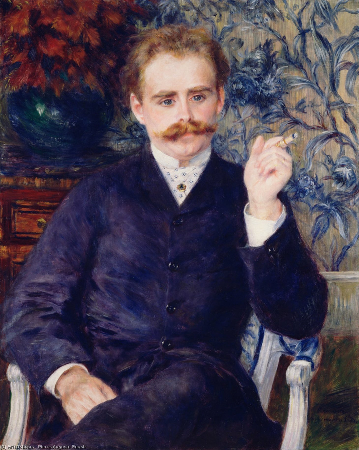 Wikioo.org - Bách khoa toàn thư về mỹ thuật - Vẽ tranh, Tác phẩm nghệ thuật Pierre-Auguste Renoir - Albert Cahen d`Anvers