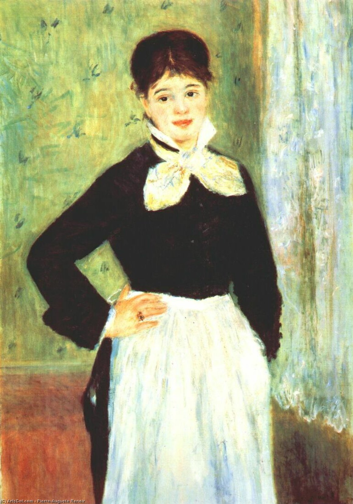 WikiOO.org - Encyclopedia of Fine Arts - Maalaus, taideteos Pierre-Auguste Renoir - Serving girl from duval