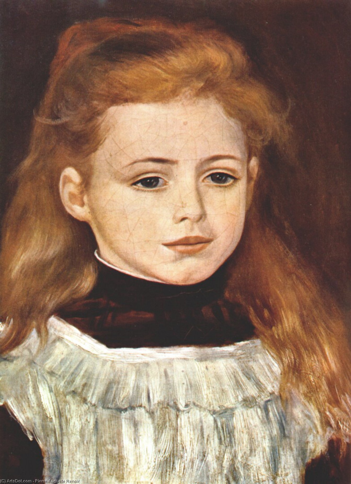 WikiOO.org - Encyclopedia of Fine Arts - Maleri, Artwork Pierre-Auguste Renoir - Portrait of Lucie Berard