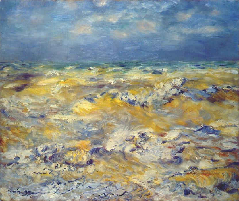 Wikioo.org - The Encyclopedia of Fine Arts - Painting, Artwork by Pierre-Auguste Renoir - Seascape near berneval