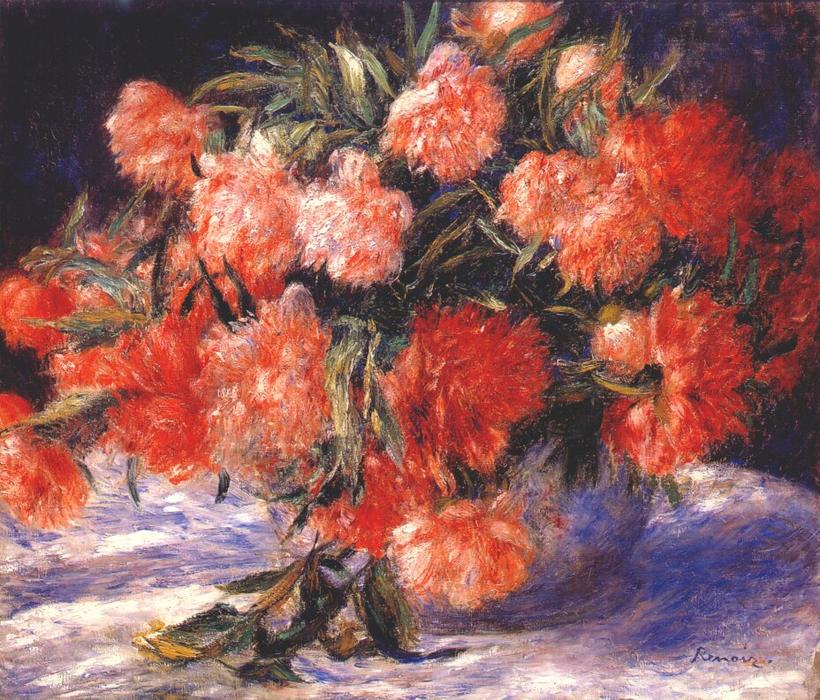 Wikioo.org - The Encyclopedia of Fine Arts - Painting, Artwork by Pierre-Auguste Renoir - Peonies