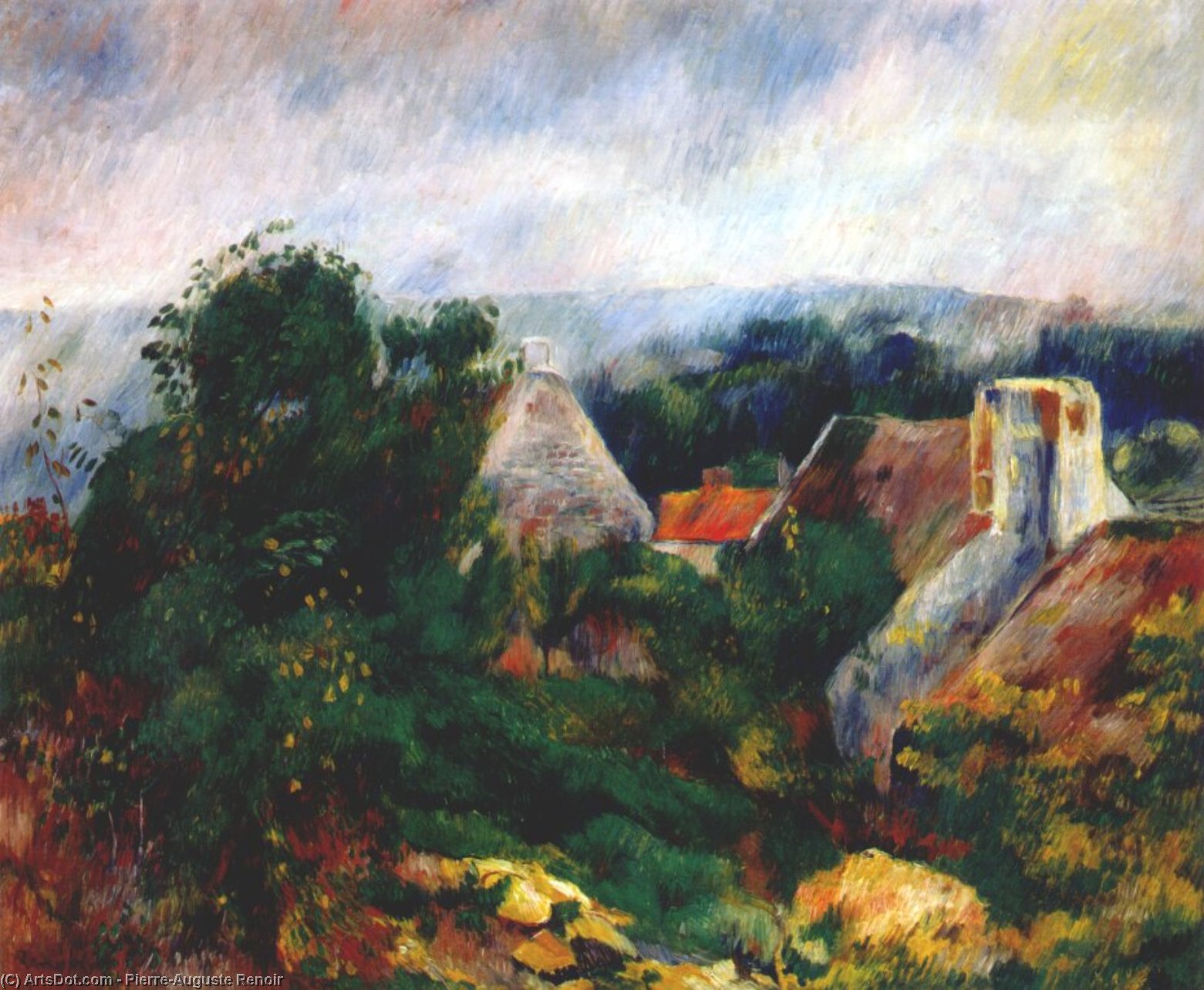 Wikioo.org – La Enciclopedia de las Bellas Artes - Pintura, Obras de arte de Pierre-Auguste Renoir - roche goyon