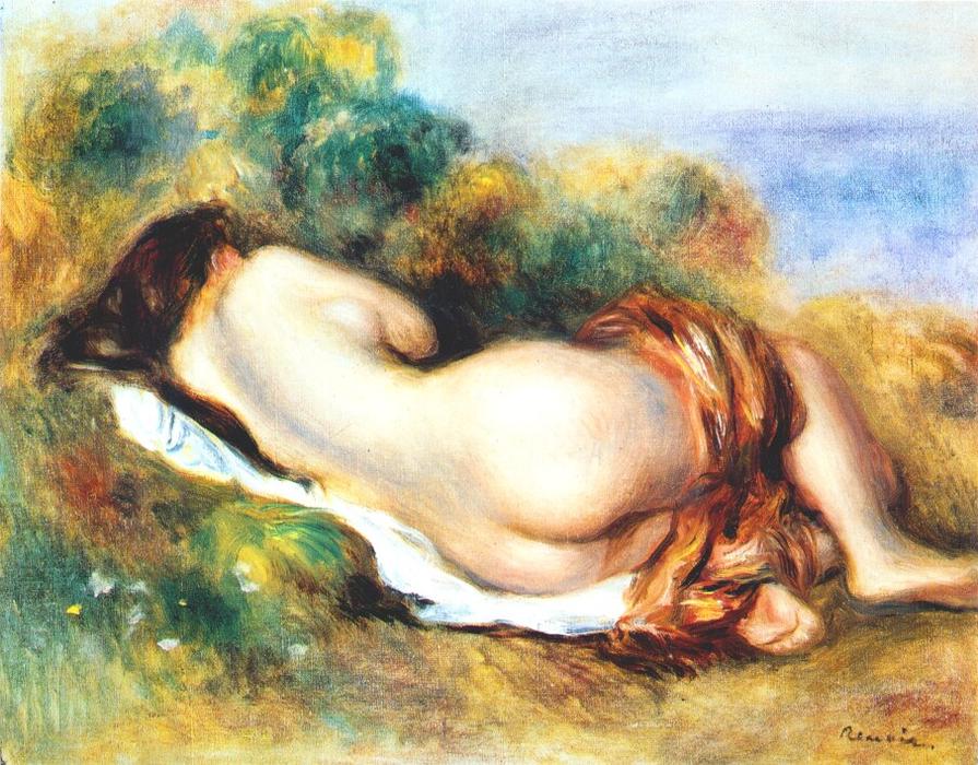 Wikioo.org – L'Encyclopédie des Beaux Arts - Peinture, Oeuvre de Pierre-Auguste Renoir - nu couché