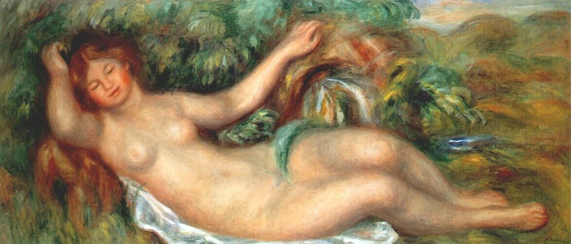 WikiOO.org – 美術百科全書 - 繪畫，作品 Pierre-Auguste Renoir -  的 春天