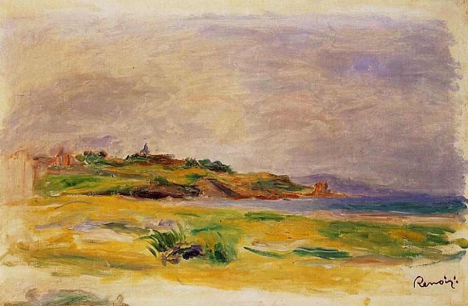 Wikioo.org - สารานุกรมวิจิตรศิลป์ - จิตรกรรม Pierre-Auguste Renoir - Cagnes Landscape (9)