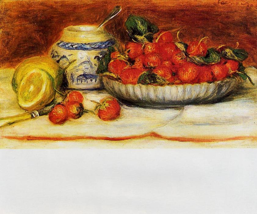 Wikioo.org - Die Enzyklopädie bildender Kunst - Malerei, Kunstwerk von Pierre-Auguste Renoir - erdbeeren