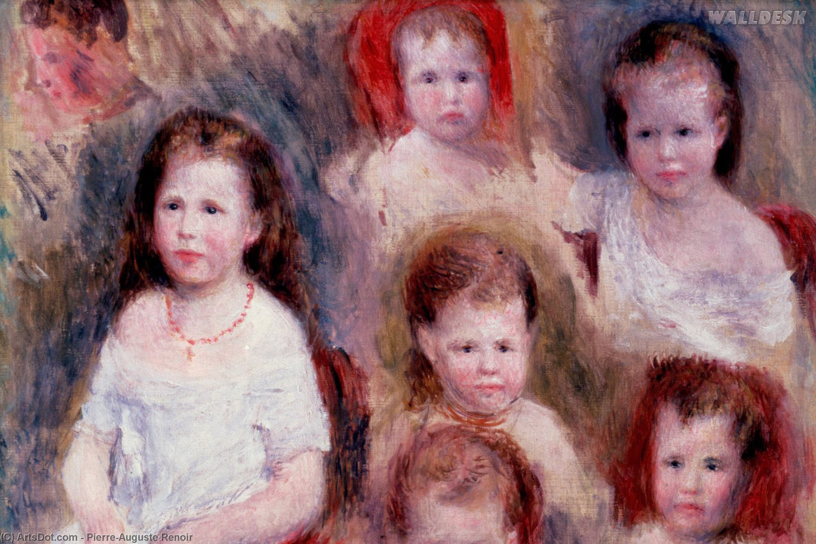 Wikioo.org - The Encyclopedia of Fine Arts - Painting, Artwork by Pierre-Auguste Renoir - The Children