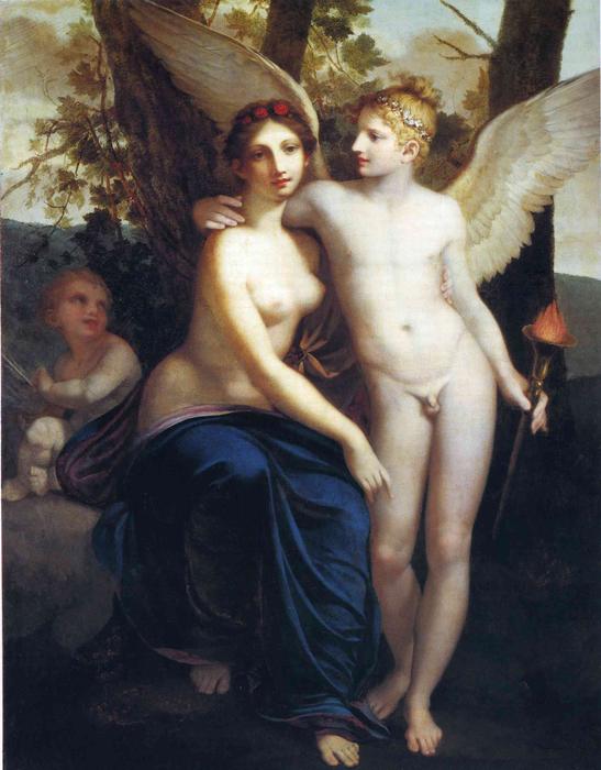Wikioo.org - The Encyclopedia of Fine Arts - Painting, Artwork by Pierre-Paul Prud'hon - The union of love and friendship