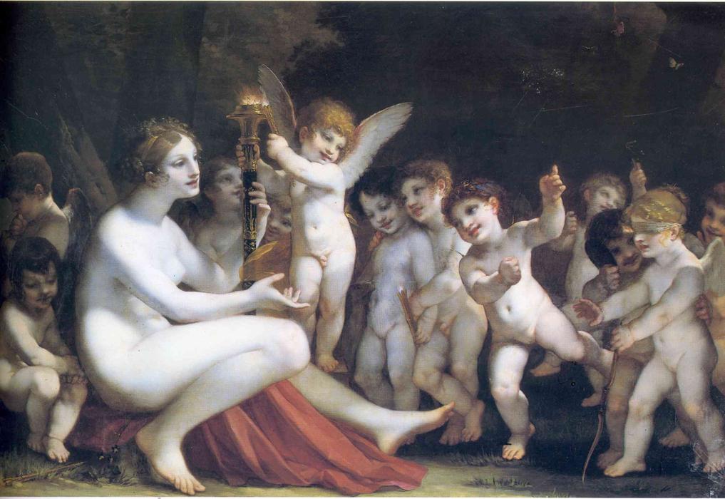 Wikioo.org - สารานุกรมวิจิตรศิลป์ - จิตรกรรม Pierre-Paul Prud'hon - The Torch of Venus