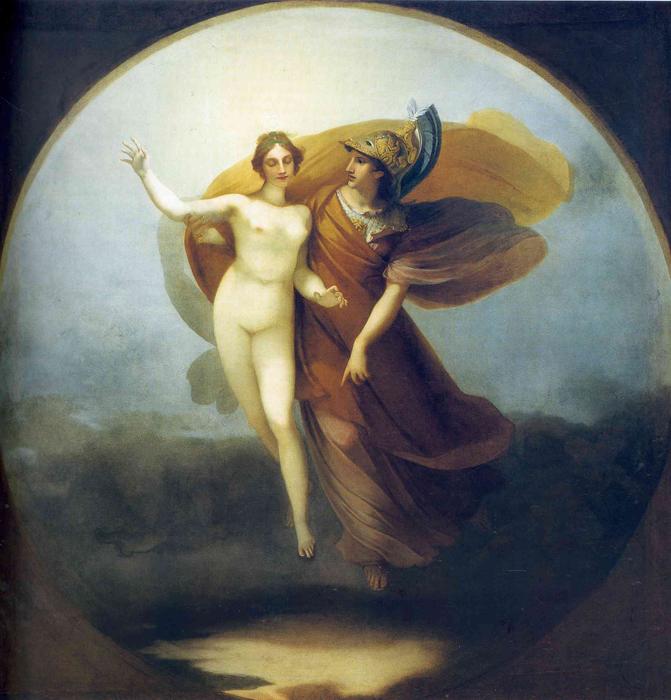 WikiOO.org - Εγκυκλοπαίδεια Καλών Τεχνών - Ζωγραφική, έργα τέχνης Pierre-Paul Prud'hon - The wisdom and truth