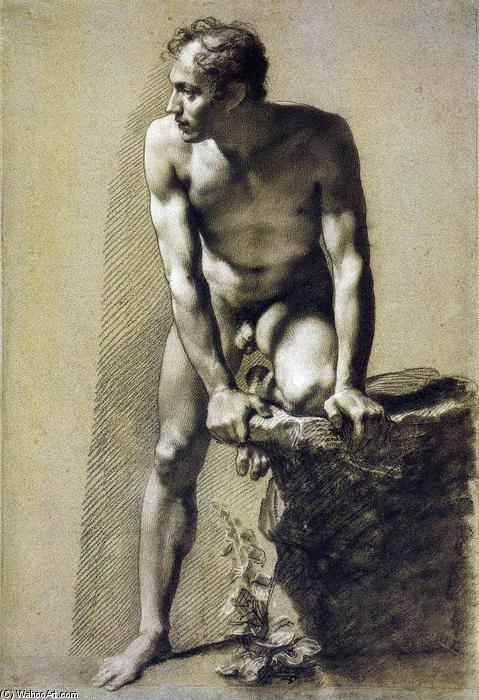WikiOO.org - Güzel Sanatlar Ansiklopedisi - Resim, Resimler Pierre-Paul Prud'hon - Male nude