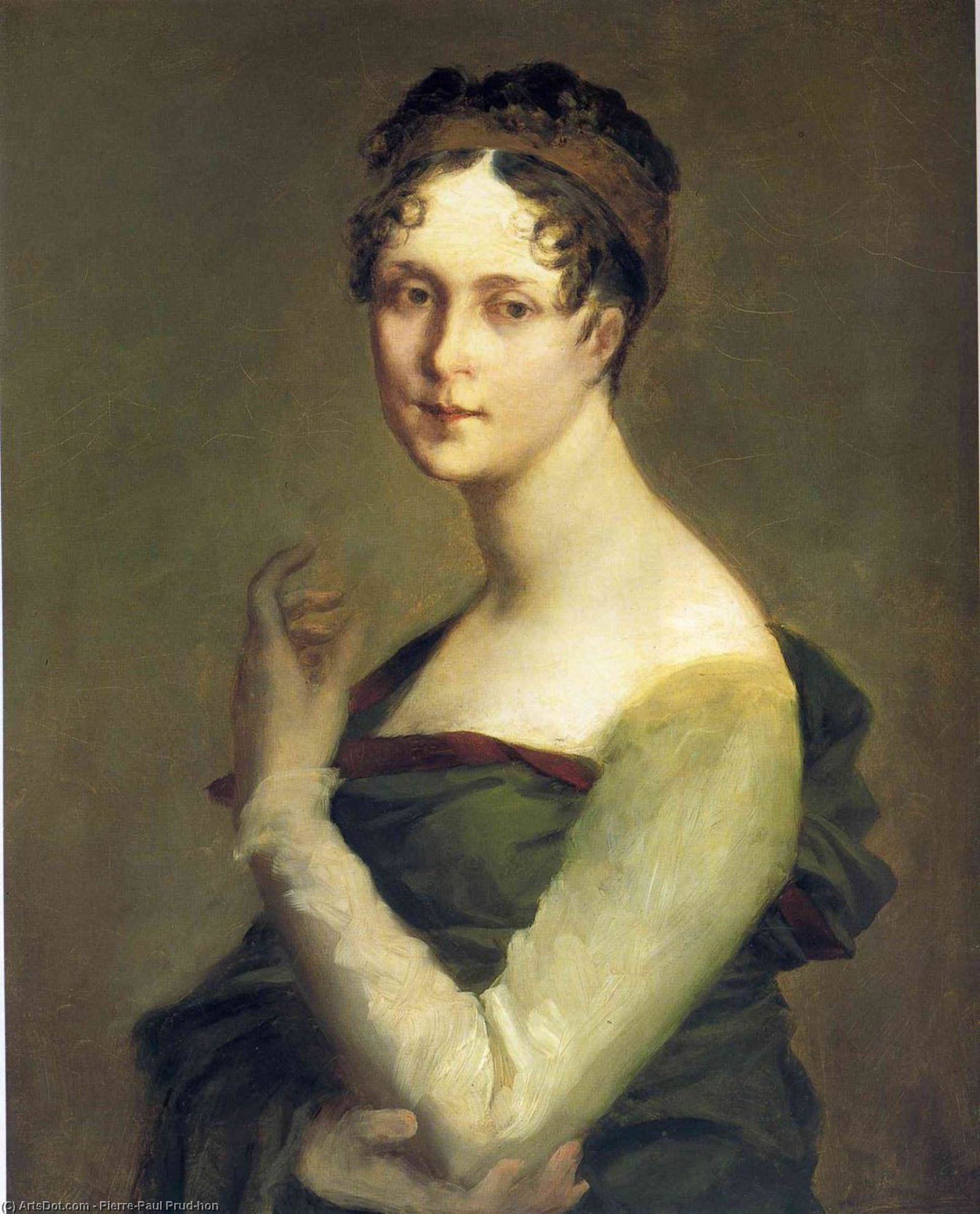 Wikioo.org - สารานุกรมวิจิตรศิลป์ - จิตรกรรม Pierre-Paul Prud'hon - Portrait of Josephine de Beauharnais