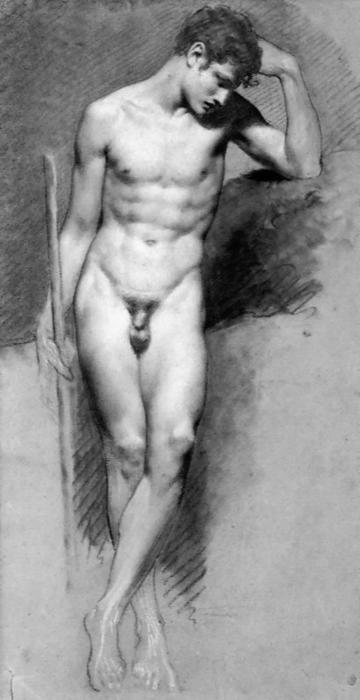 Wikioo.org - The Encyclopedia of Fine Arts - Painting, Artwork by Pierre-Paul Prud'hon - Academic Male Nude