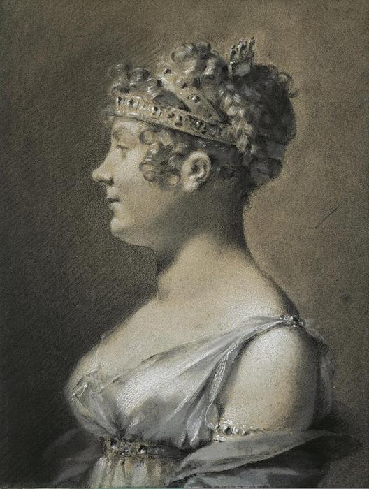 Wikioo.org – La Enciclopedia de las Bellas Artes - Pintura, Obras de arte de Pierre-Paul Prud'hon - Botas retrato of Princesa Catherine Talleyrand