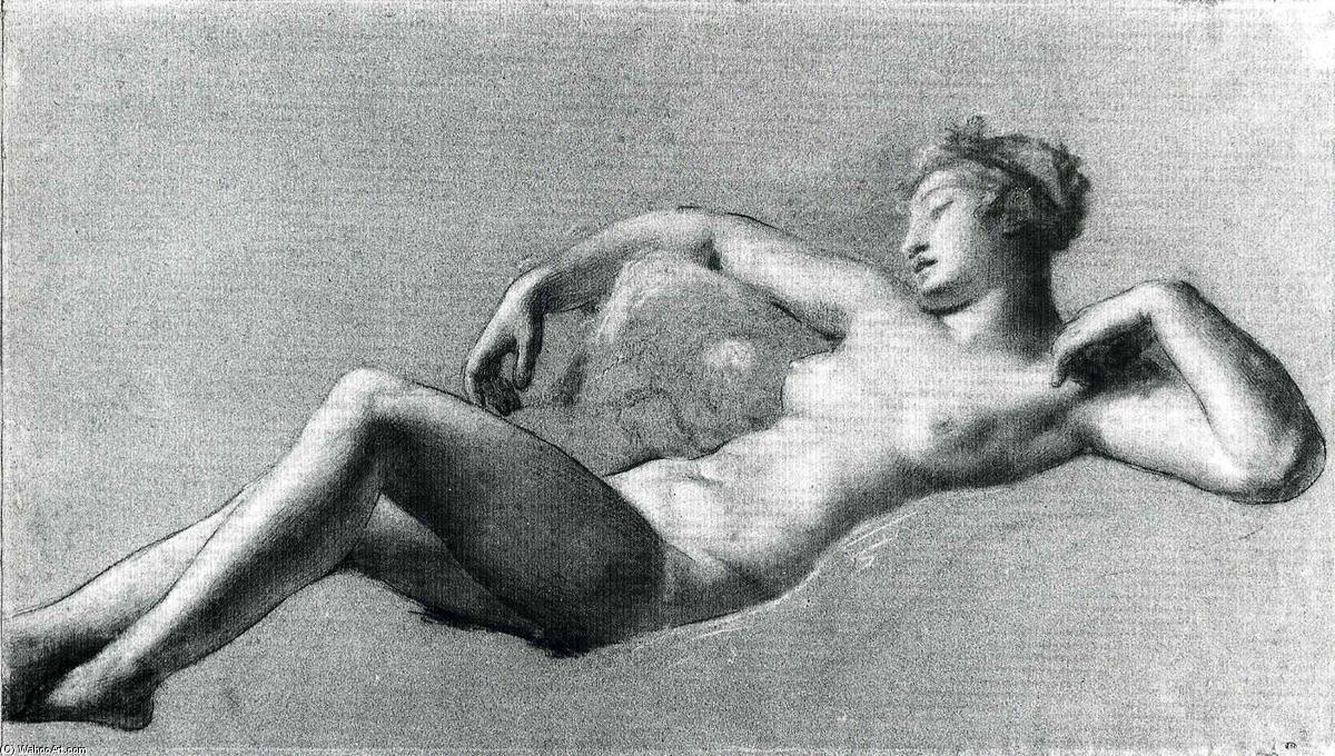 WikiOO.org - Encyclopedia of Fine Arts - Lukisan, Artwork Pierre-Paul Prud'hon - Reclining female nude