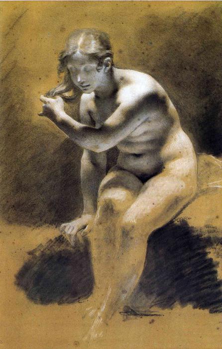 Wikioo.org - The Encyclopedia of Fine Arts - Painting, Artwork by Pierre-Paul Prud'hon - Bathing Venus