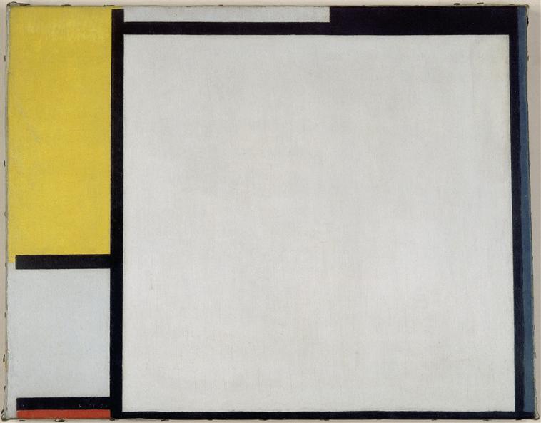 WikiOO.org - Enciklopedija likovnih umjetnosti - Slikarstvo, umjetnička djela Piet Mondrian - Composition with Red, Yellow and Blue