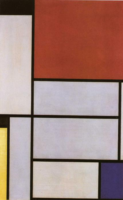 WikiOO.org - Енциклопедия за изящни изкуства - Живопис, Произведения на изкуството Piet Mondrian - Tableau I