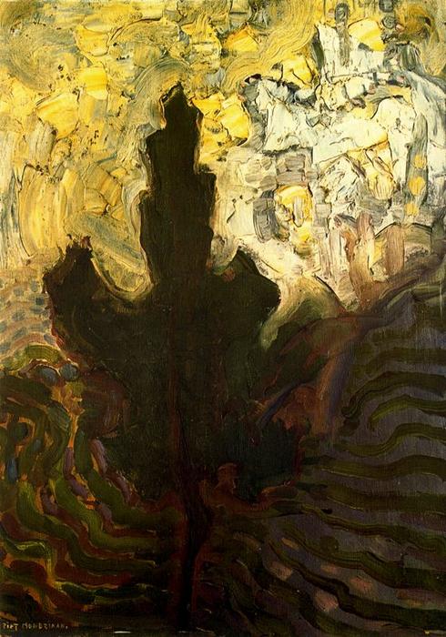 WikiOO.org - Enciklopedija likovnih umjetnosti - Slikarstvo, umjetnička djela Piet Mondrian - not identified
