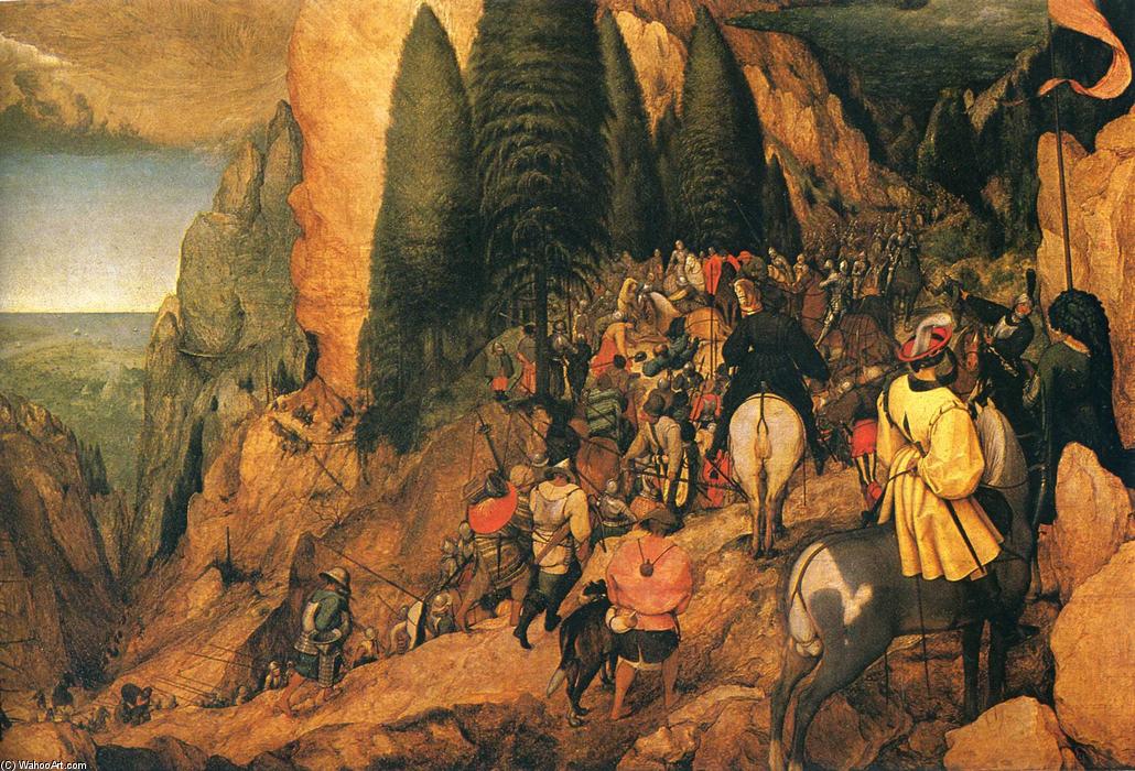 WikiOO.org - Енциклопедия за изящни изкуства - Живопис, Произведения на изкуството Pieter Bruegel The Elder - Conversion of St. Paul