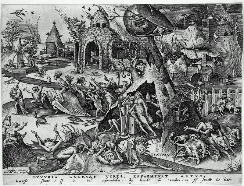 Wikioo.org – L'Enciclopedia delle Belle Arti - Pittura, Opere di Pieter Bruegel The Elder - Lussuria