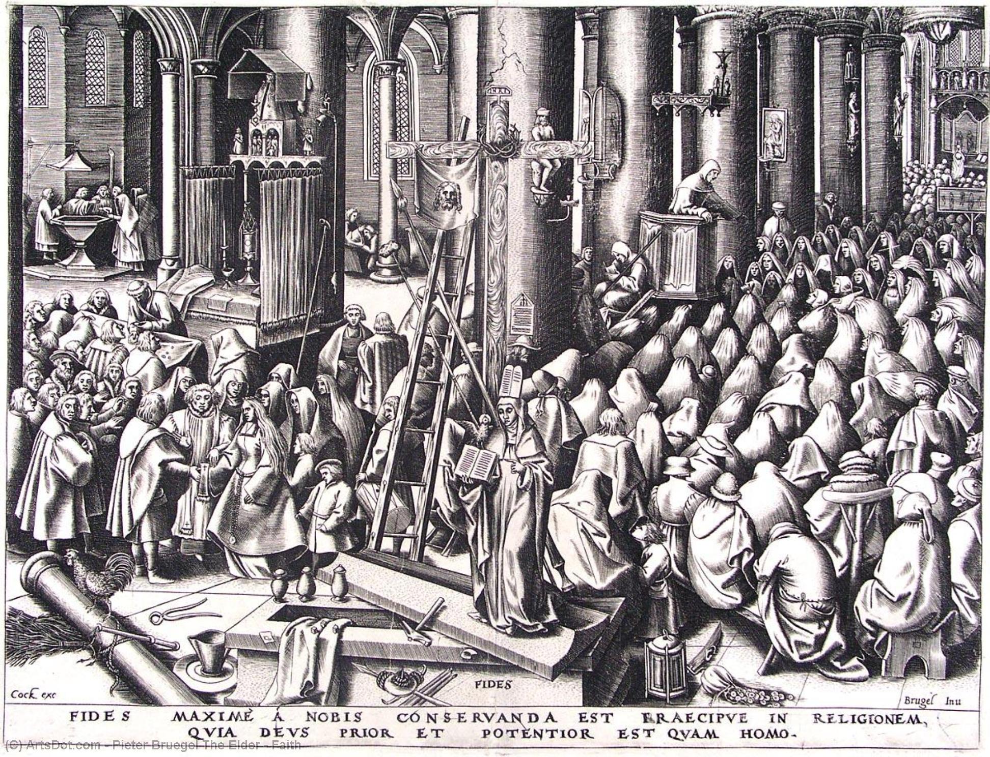 WikiOO.org - אנציקלופדיה לאמנויות יפות - ציור, יצירות אמנות Pieter Bruegel The Elder - Faith