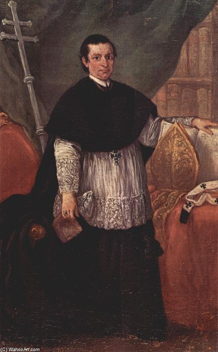 Wikioo.org - The Encyclopedia of Fine Arts - Painting, Artwork by Pietro Longhi - Portrait of Bishop Benedetto Ganassoni