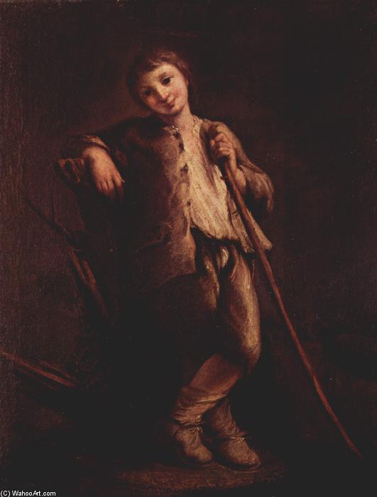 WikiOO.org - Енциклопедия за изящни изкуства - Живопис, Произведения на изкуството Pietro Longhi - A Shepherd Boy
