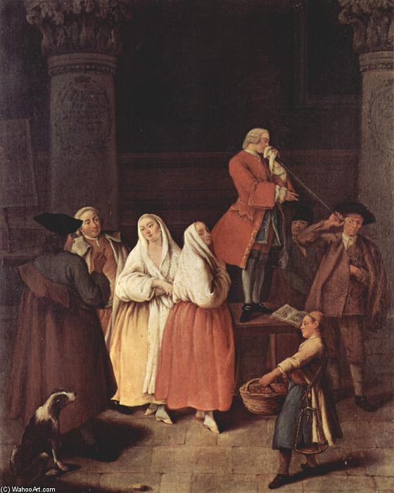 Wikioo.org - The Encyclopedia of Fine Arts - Painting, Artwork by Pietro Longhi - The Fortune Teller