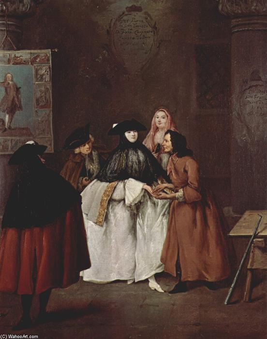Wikioo.org - The Encyclopedia of Fine Arts - Painting, Artwork by Pietro Longhi - The Fortune Teller