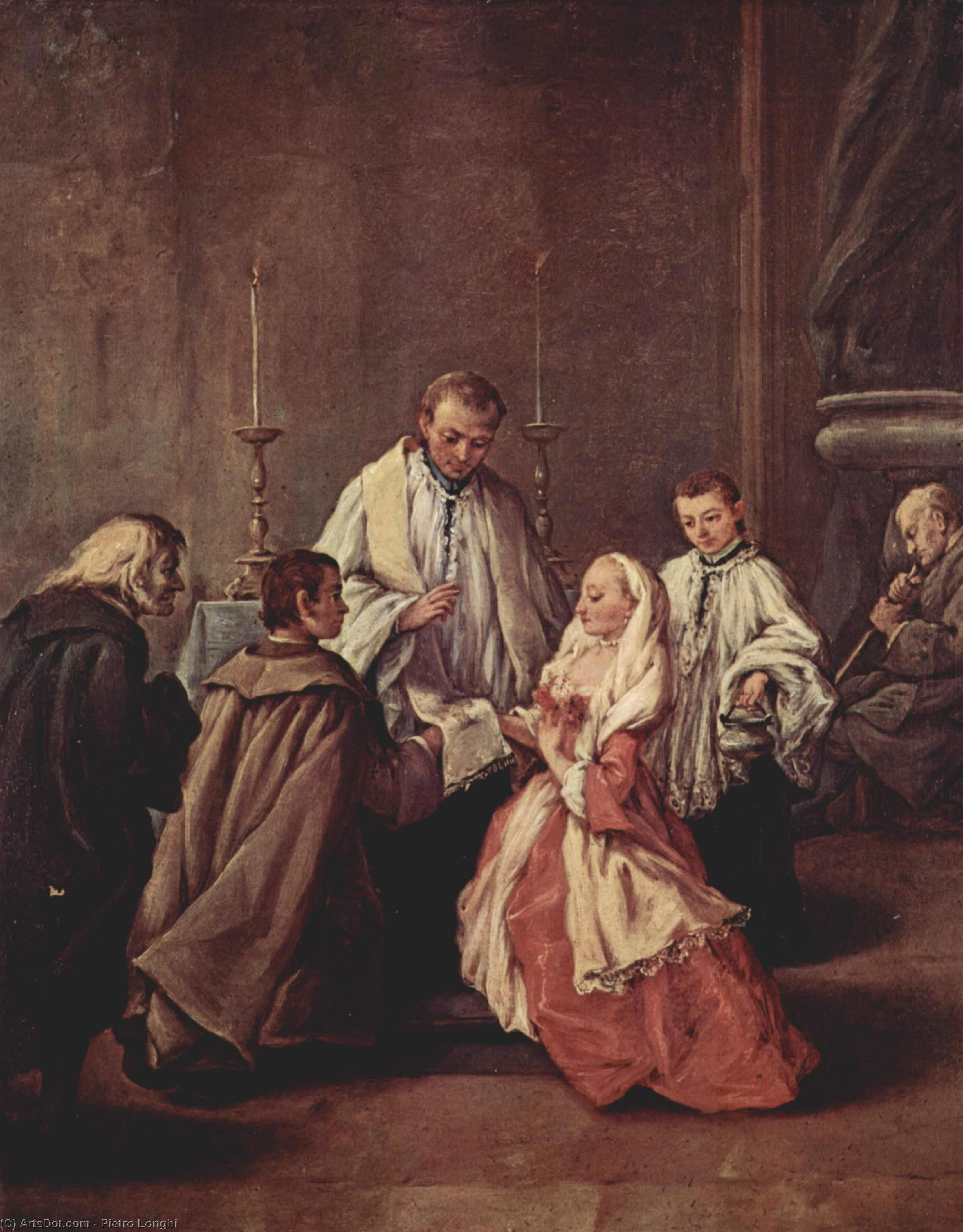 WikiOO.org - Енциклопедія образотворчого мистецтва - Живопис, Картини
 Pietro Longhi - The Sacrament Of Marriage