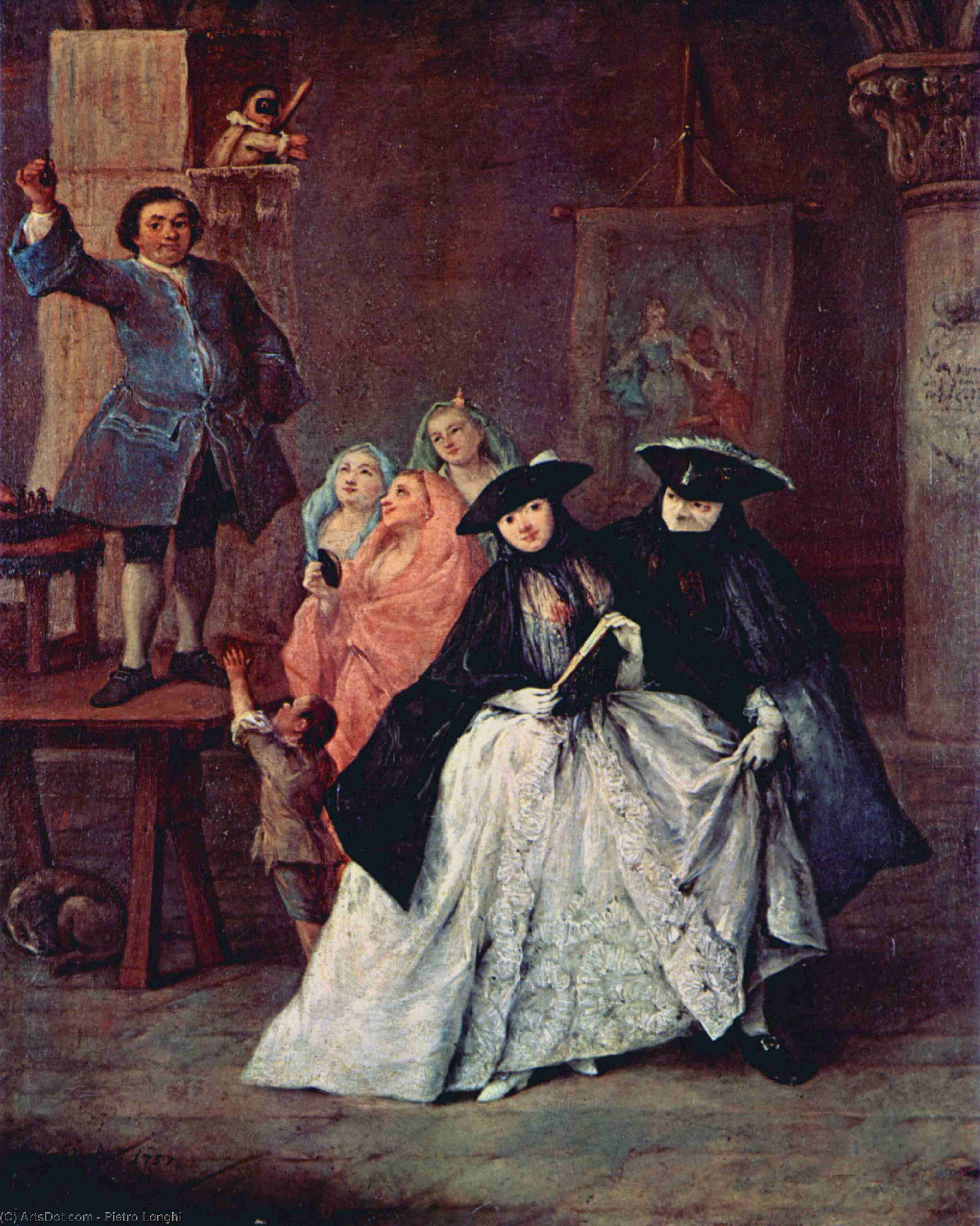 Wikioo.org - The Encyclopedia of Fine Arts - Painting, Artwork by Pietro Longhi - The Charlatan